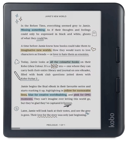kobo libra colour e-reader