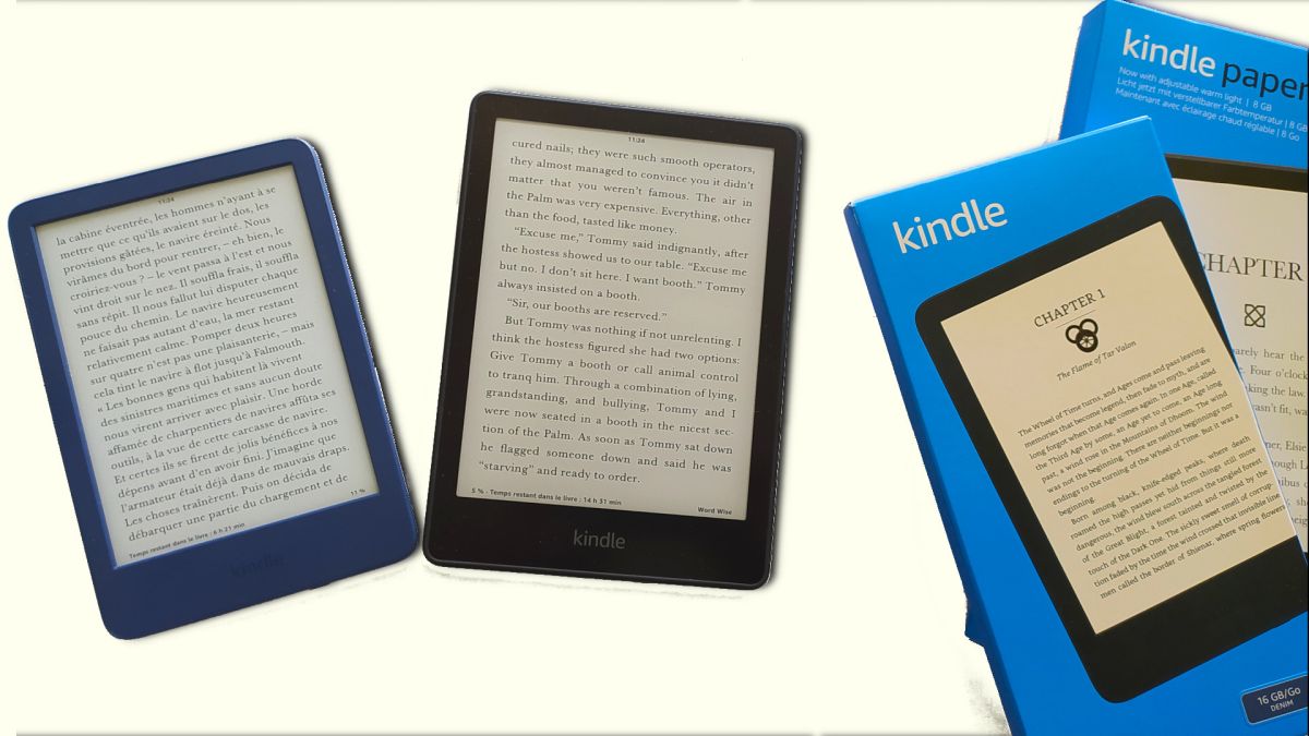 Kindle vs Kindle Paperwhite comparison