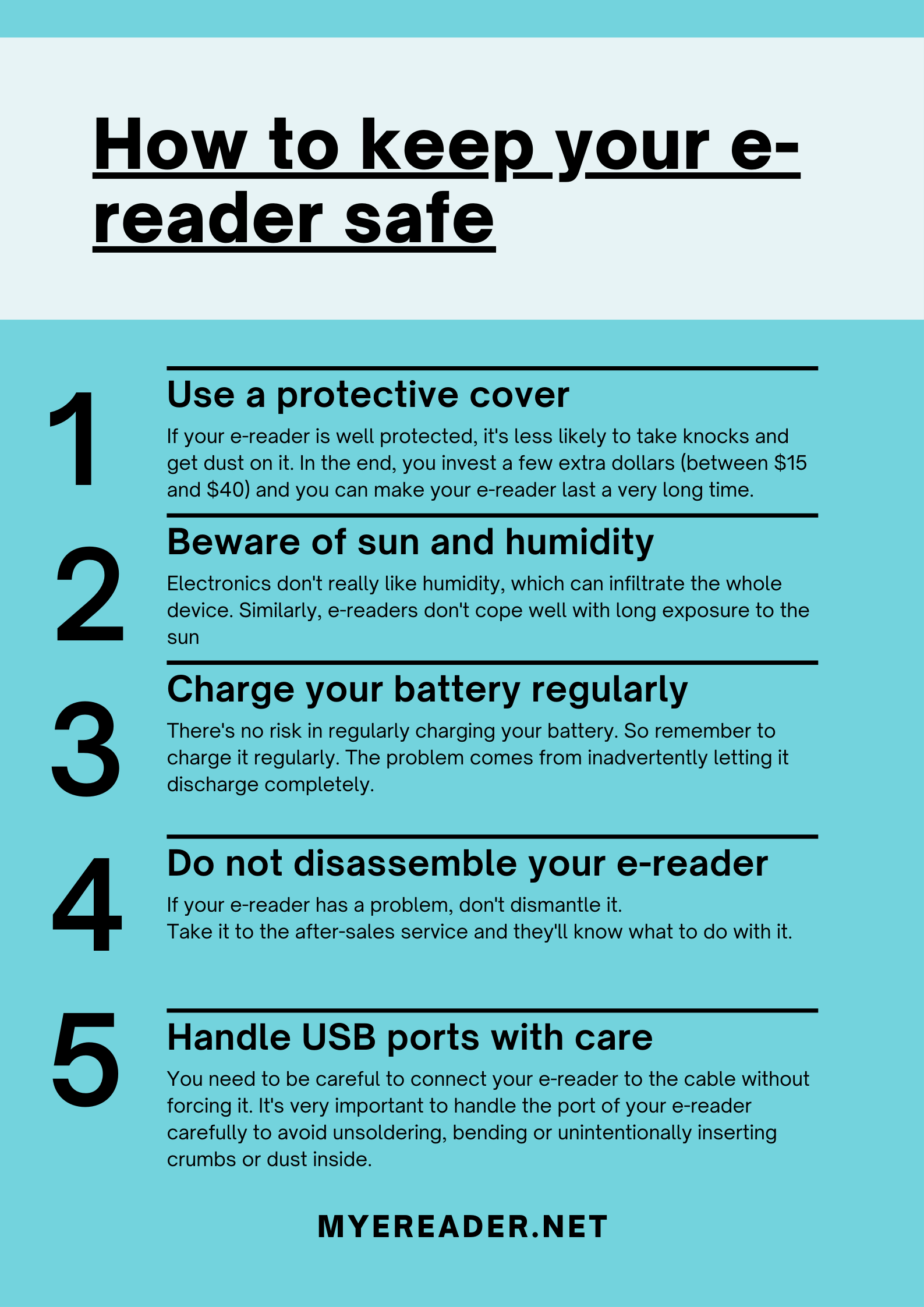 how to keep your e-reader safe ?