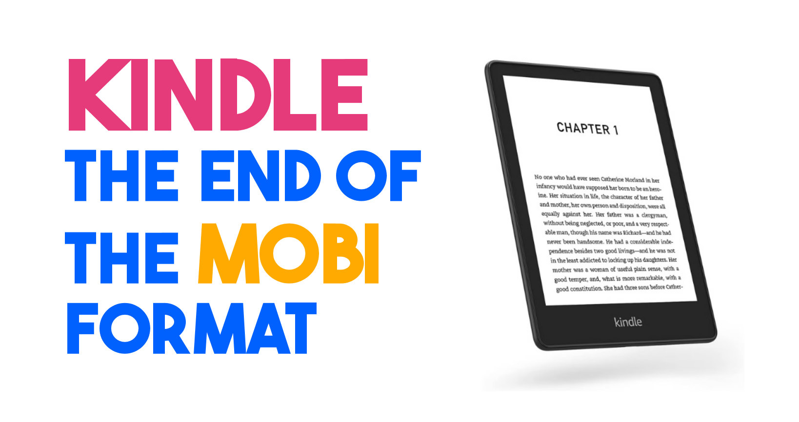 mobi ebook format on Kindle