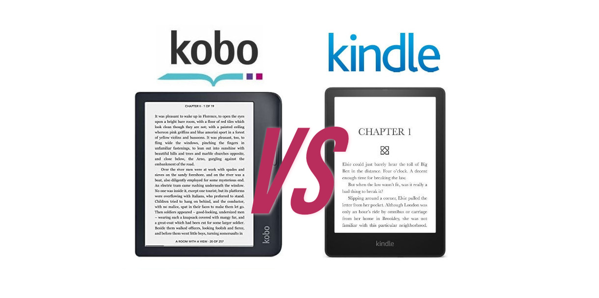 Kobo vs Kindle in 2023: comparison of e-reader brands