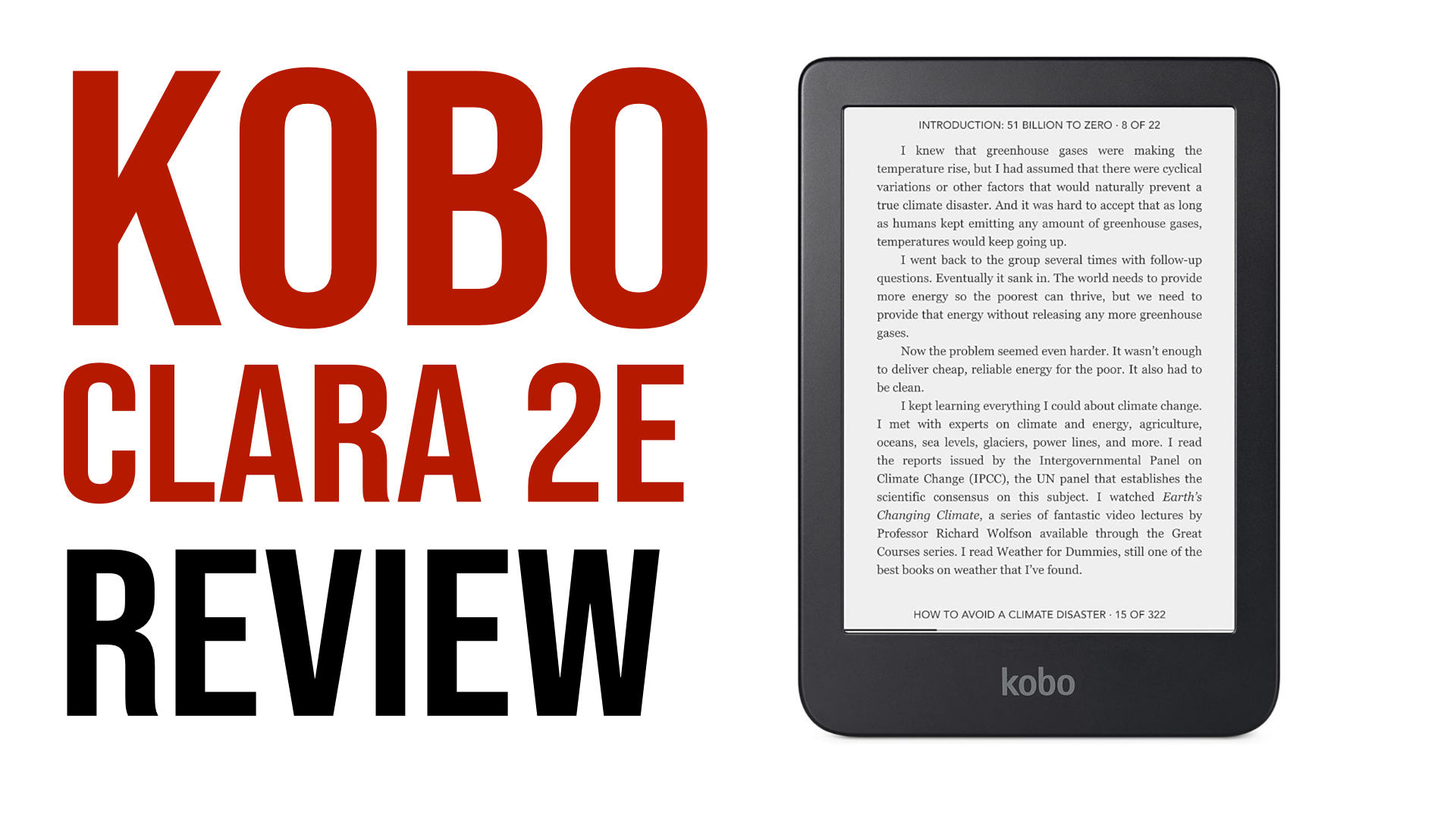 kobo clara 2e full review