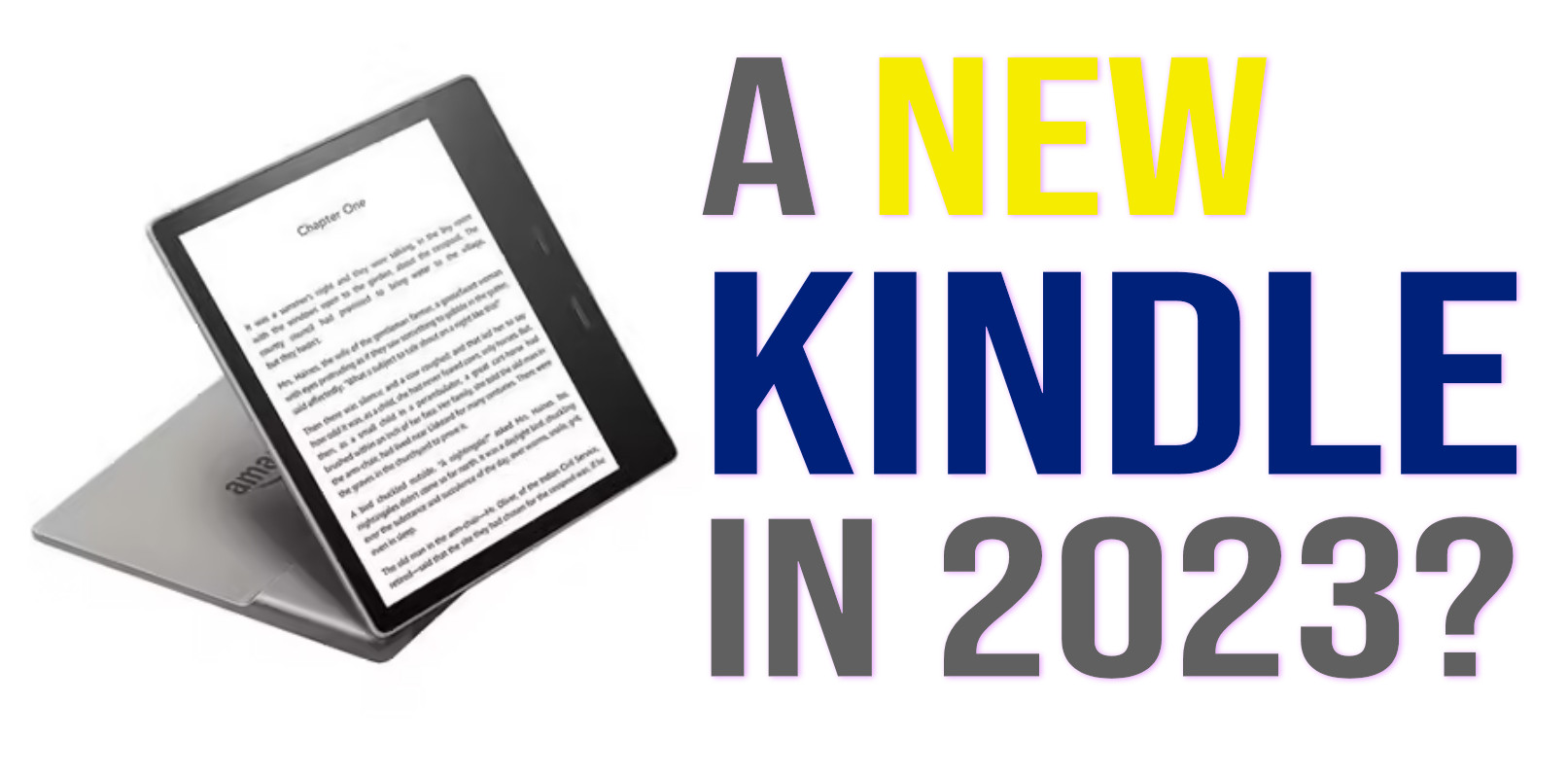 A new Kindle in 2023?