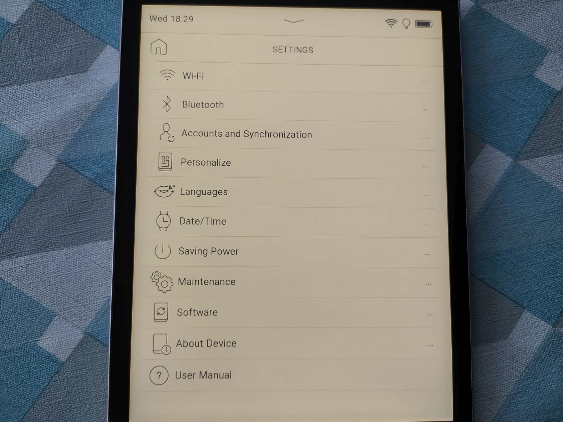pocketbook inkpad 4 settings review