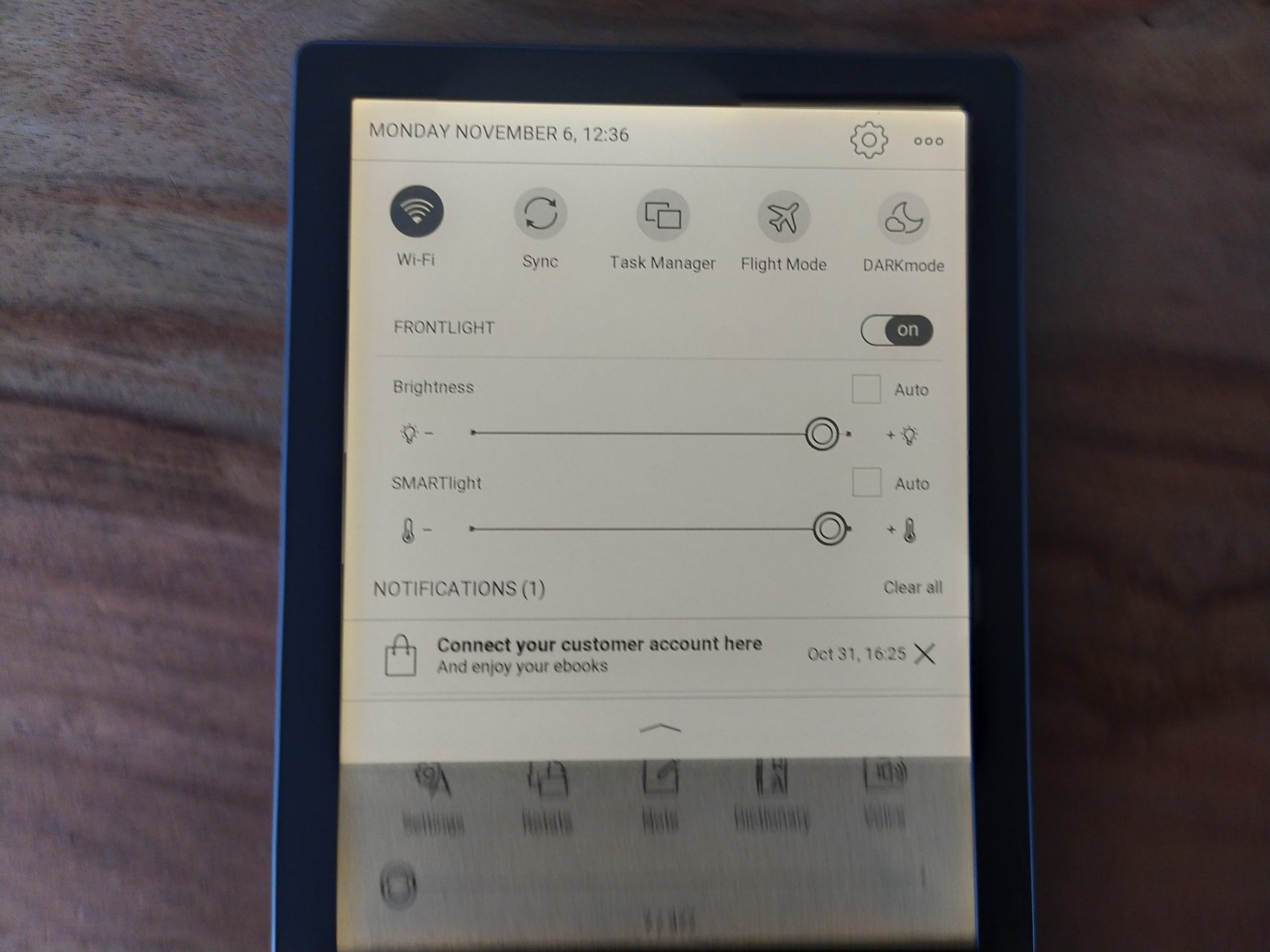 Pocketbook Verse Pro: Smartlight front-lit display