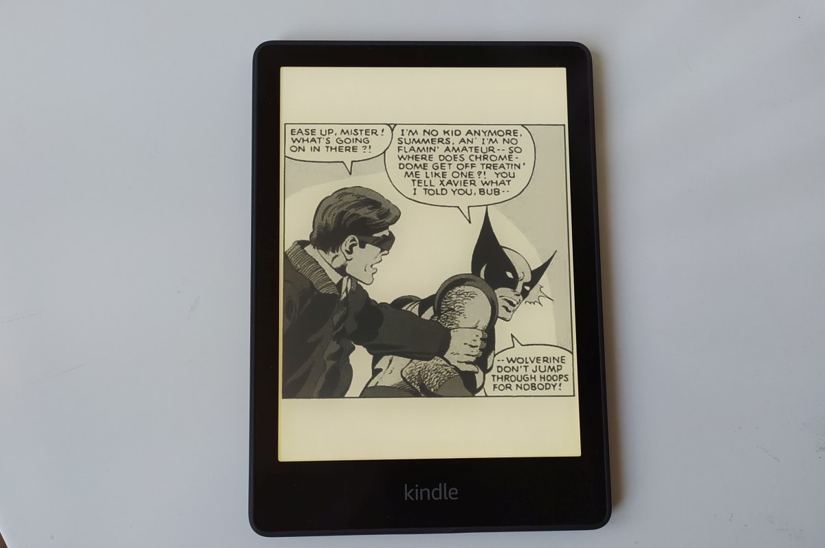 Kindle Paperwhite review comic book)